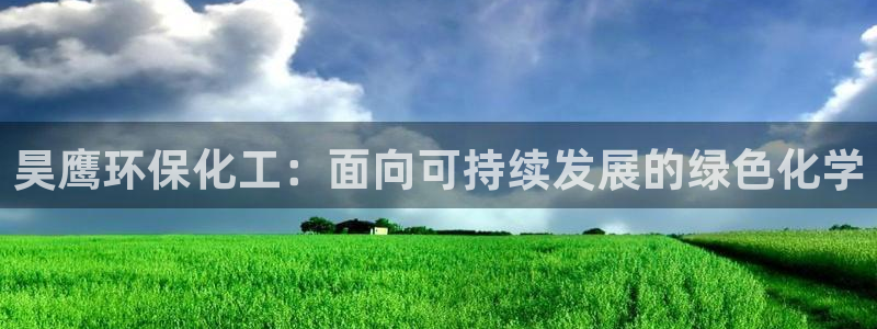 亿万先生官方网站客户端下载安装最新版：昊鹰环保化工：面向可持续发展的绿色化学